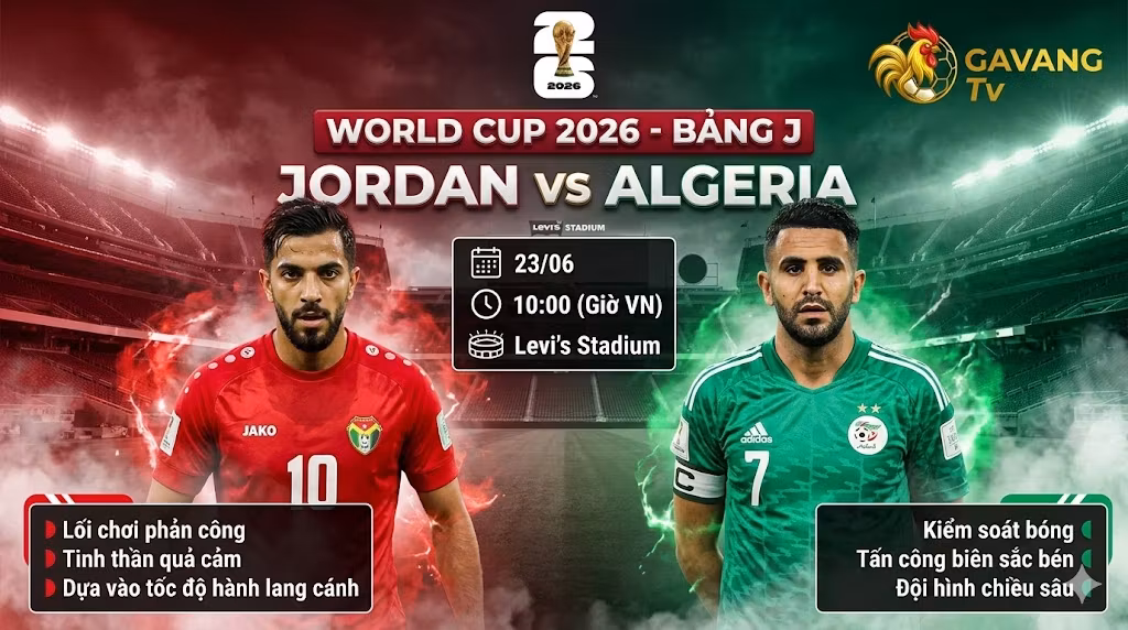 Nhận định Jordan vs Algeria: Đòn bẩy chiến thuật của Cáo Sa Mạc